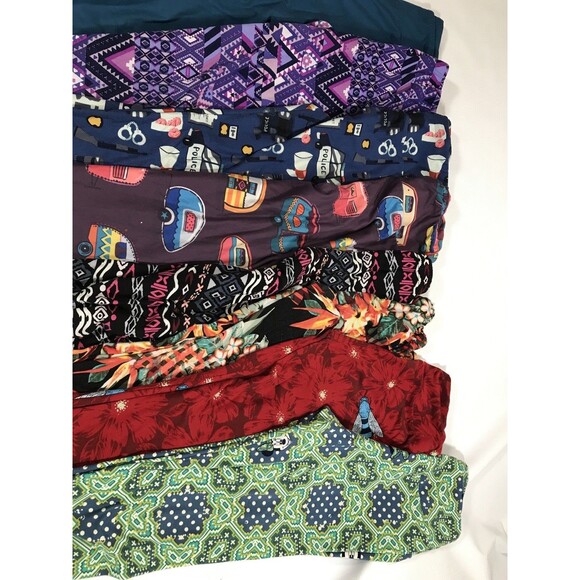 Lot Of 7 Pairs OS LulaRoe 1 Other Leggings Size One Size - Picture 3 of 8